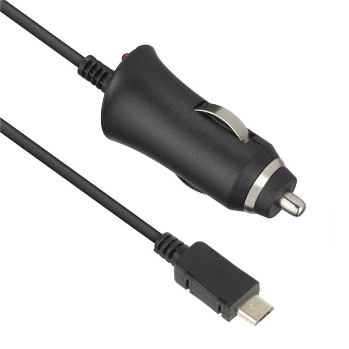 Kit Laddare 12V Microusb 2,1A Svart Kabel i gruppen SMARTPHONE & SURFPLATTOR / Laddare & Kablar / Billaddare / Billaddare microUSB hos TP E-commerce Nordic AB (38-48300)