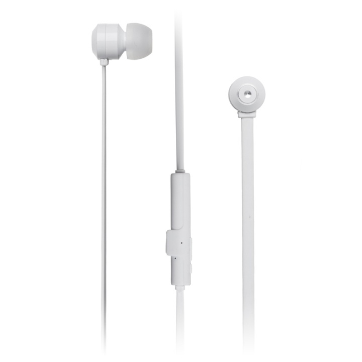 KitSound Hörlur Ribbons Vit In-Ear Trådlös Mic i gruppen HEMELEKTRONIK / Ljud & Bild / Hörlurar & Tillbehör / Hörlurar hos TP E-commerce Nordic AB (38-48475)