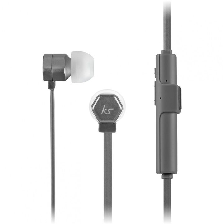 KitSound Hörlur Hive Gunmetal In-Ear Trådlös Mic i gruppen HEMELEKTRONIK / Ljud & Bild / Hörlurar & Tillbehör / Hörlurar hos TP E-commerce Nordic AB (38-48532)