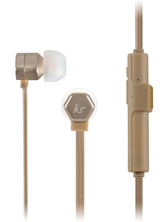 Kitsound Hörlur Hive Guld In-Ear Trådlös Mic i gruppen HEMELEKTRONIK / Ljud & Bild / Hörlurar & Tillbehör / Hörlurar hos TP E-commerce Nordic AB (38-48534)