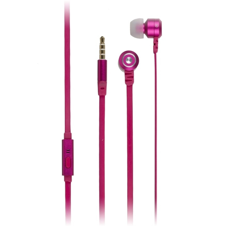 Kit Fresh Hörlur Ribbon 3,5Mm In-Ear Rosa i gruppen HEMELEKTRONIK / Ljud & Bild / Hörlurar & Tillbehör / Hörlurar hos TP E-commerce Nordic AB (38-48605)