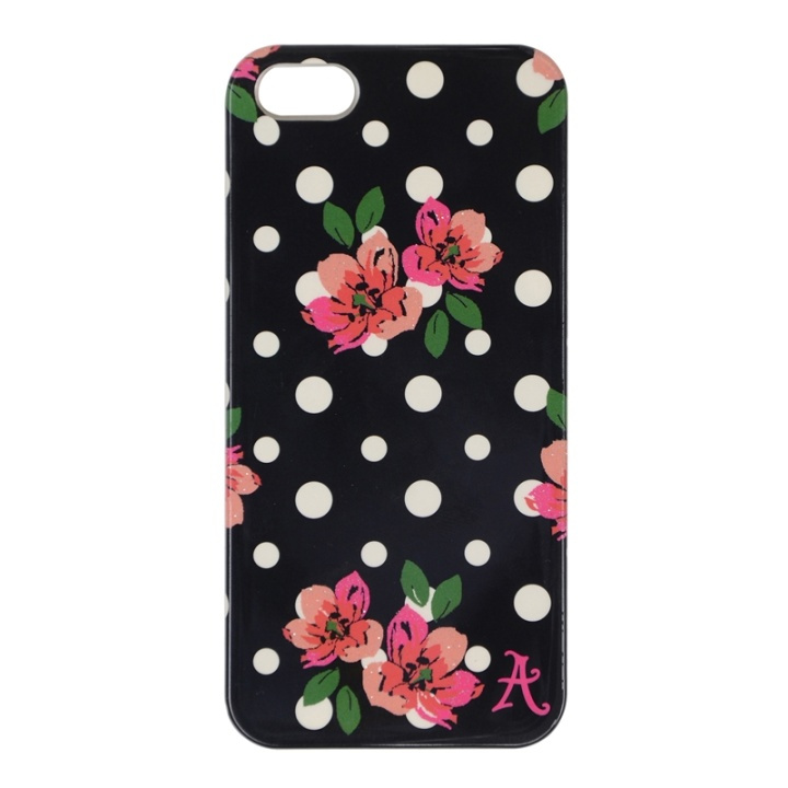 ACCESSORIZE Mobilskal iPhone 5/s/SE Polka Svart i gruppen SMARTPHONE & SURFPLATTOR / Mobilskydd / Apple / iPhone 5/5S/SE / Skal hos TP E-commerce Nordic AB (38-48875)
