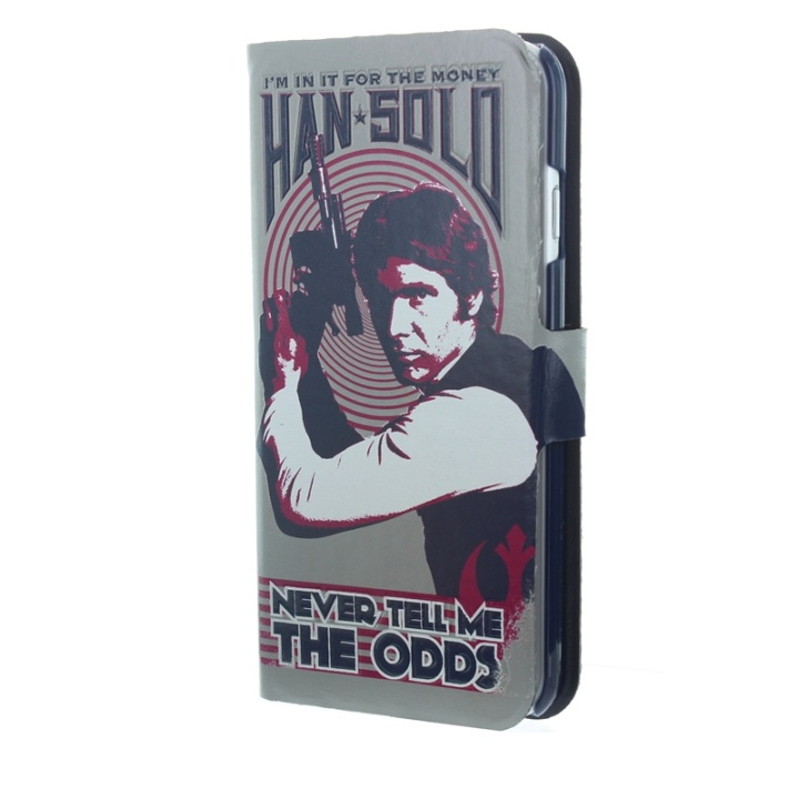 Star Wars Plånboksväska iPhone6/6S Han Solo i gruppen SMARTPHONE & SURFPLATTOR / Mobilskydd / Apple / iPhone 6/6S / Fodral hos TP E-commerce Nordic AB (38-48886)