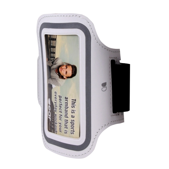 Gear Sport Armband Universal S/M Iphone 4/5 Vit i gruppen SMARTPHONE & SURFPLATTOR / Träning, hem & fritid / Sportarmband hos TP E-commerce Nordic AB (38-48953)