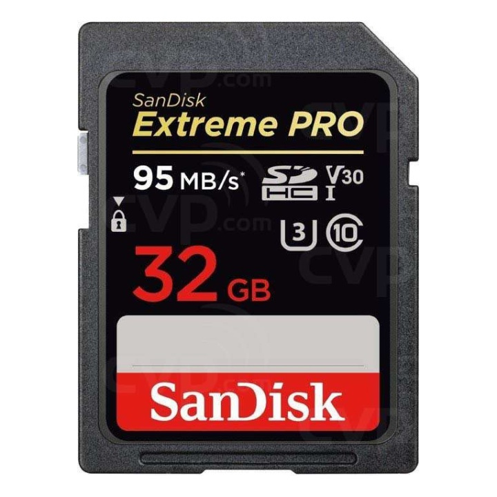 Sandisk Minneskort Sdhc Extreme Pro 32Gb 95Mb/S Uhs-I i gruppen HEMELEKTRONIK / Lagringsmedia / Minneskort / SD/SDHC/SDXC hos TP E-commerce Nordic AB (38-49315)