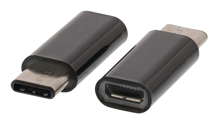 Valueline USB 2.0 Adapter USB-C Hane - USB Micro B hona Svart i gruppen SMARTPHONE & SURFPLATTOR / Laddare & Kablar / Adaptrar hos TP E-commerce Nordic AB (38-50155)