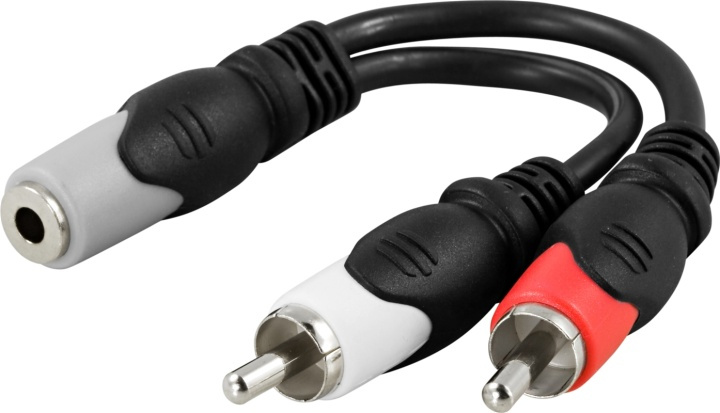 RCA-kabel (AA-6A) i gruppen HEMELEKTRONIK / Kablar & Adaptrar / RCA-kablar & adaptrar / Adaptrar hos TP E-commerce Nordic AB (38-5142)