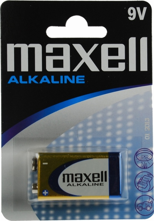 Maxell batteri 9V (6LR61) i gruppen HEMELEKTRONIK / Batterier & Laddare / Batterier / 9V hos TP E-commerce Nordic AB (38-5160)