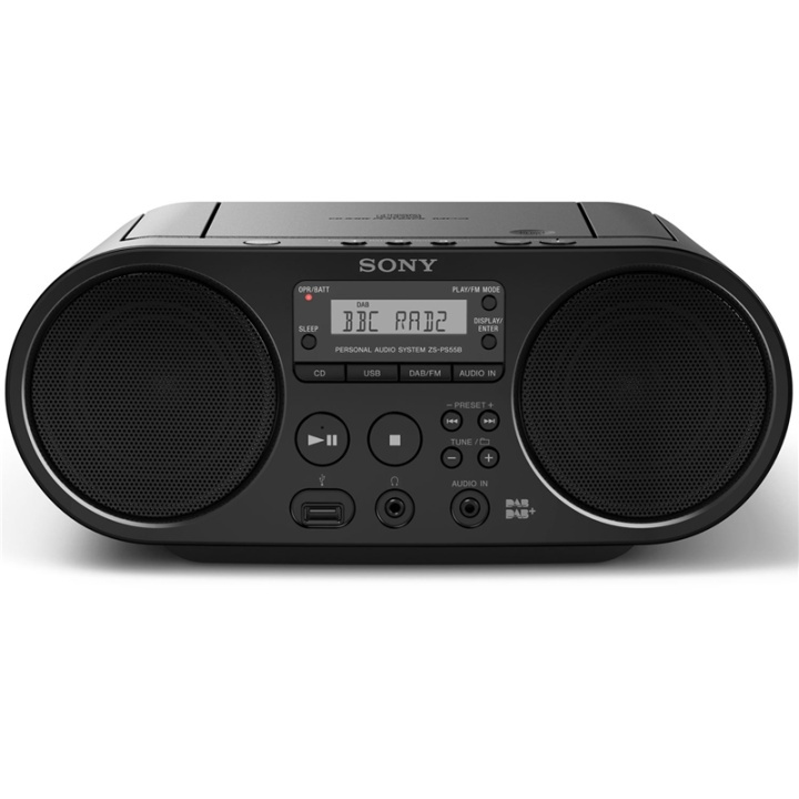 Sony Boombox CD/FM/DAB+/USB i gruppen HEMELEKTRONIK / Ljud & Bild / Hemmabio, HiFi & Bärbart / Bärbar musikspelare / CD-spelare hos TP E-commerce Nordic AB (38-52085)