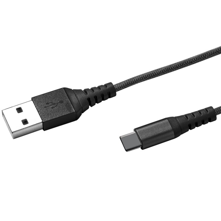 Celly Extreme Cable USB-C 1m Sv i gruppen SMARTPHONE & SURFPLATTOR / Laddare & Kablar / Kablar / Kablar Typ C hos TP E-commerce Nordic AB (38-52236)