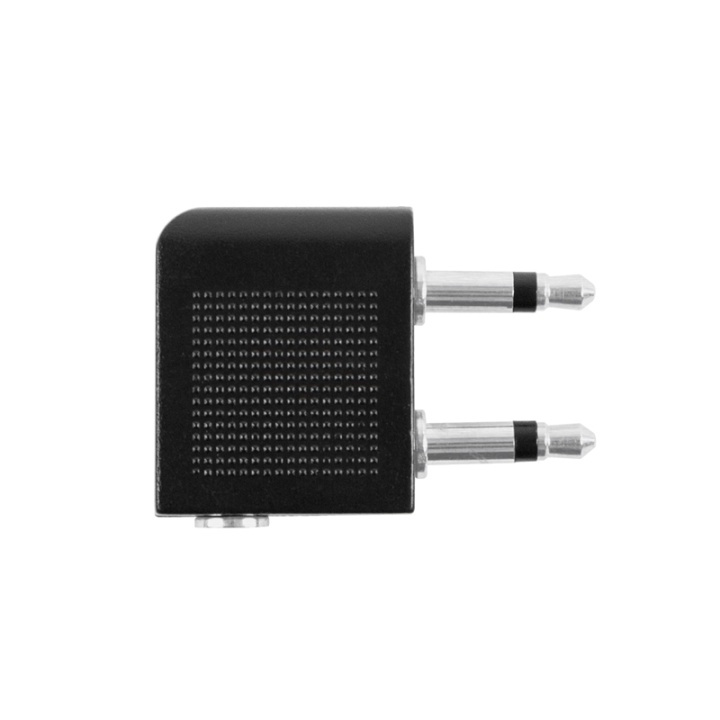 Champion 3,5mm Hörlursadapter för flyg i gruppen HEMELEKTRONIK / Kablar & Adaptrar / Ljud Analog / Adaptrar hos TP E-commerce Nordic AB (38-52268)