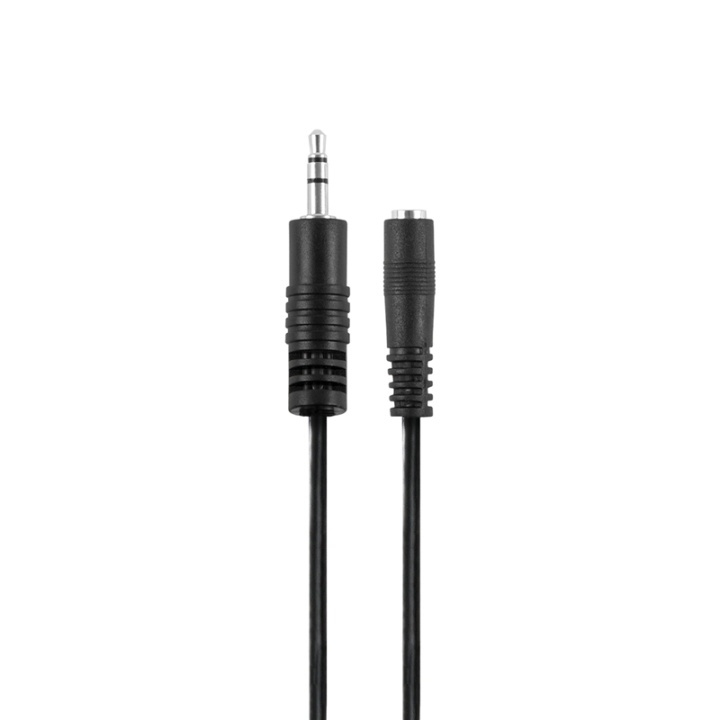 Champion 3,5mm - 3,5mm Hane-Hona 5.0m i gruppen HEMELEKTRONIK / Kablar & Adaptrar / Ljud Analog / AUX-kablar 3,5 mm hos TP E-commerce Nordic AB (38-52294)