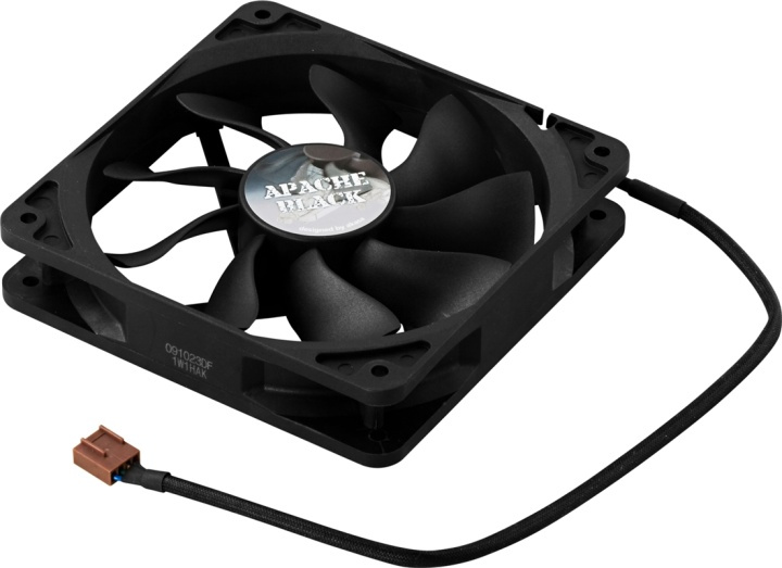 Akasa chassiefläkt 120x120x25 mm, 6,9 dBA, 600 rpm, IP54, 4-pin i gruppen DATORER & KRINGUTRUSTNING / Datorkomponenter / Kylning / Chassifläktar hos TP E-commerce Nordic AB (38-52587)