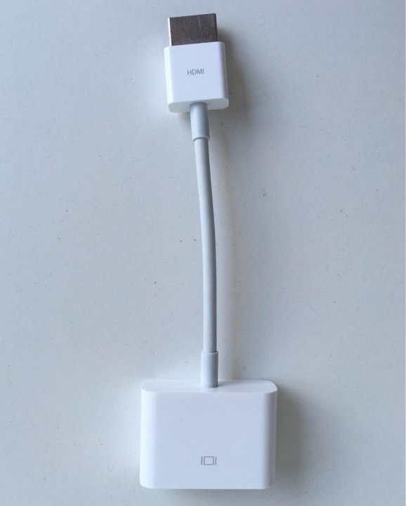 Apple HDMI till DVI Adapter i gruppen HEMELEKTRONIK / Kablar & Adaptrar / HDMI / Adaptrar hos Teknikproffset Nordic AB (38-52621)