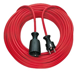 Plastic Extension Cable Red 20m H05VV-F 3G1,5 i gruppen HEM, HUSHÅLL & TRÄDGÅRD / El & Belysning / Förlängningskablar hos TP E-commerce Nordic AB (38-52730)