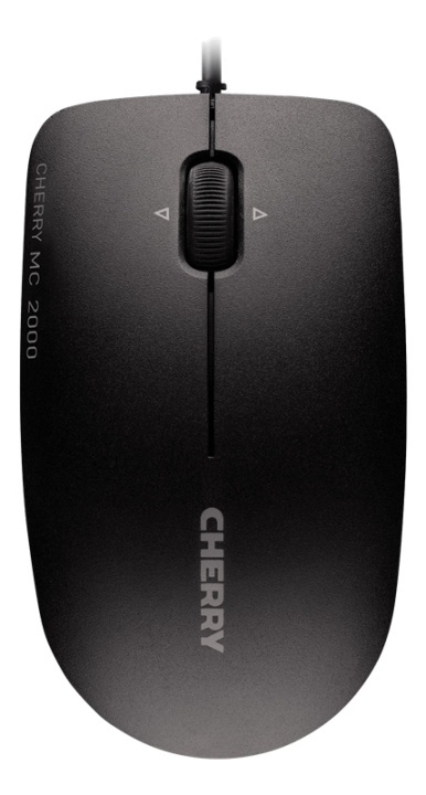 Cherry MC 2000 Corded Mouse, USB, 1600dpi, symmetrisk i gruppen DATORER & KRINGUTRUSTNING / Möss & Tangentbord / Möss / Trådbundna hos TP E-commerce Nordic AB (38-52814)