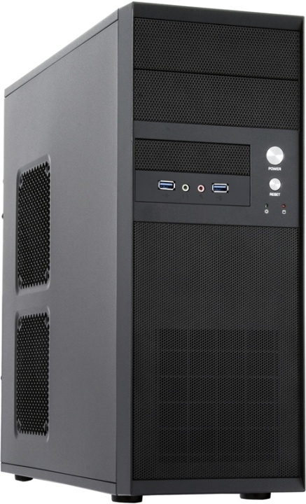 Chieftec Black with Mesh front panel, 2 x USB 3.0 i gruppen DATORER & KRINGUTRUSTNING / Datorkomponenter / Datorchassi hos TP E-commerce Nordic AB (38-52858)