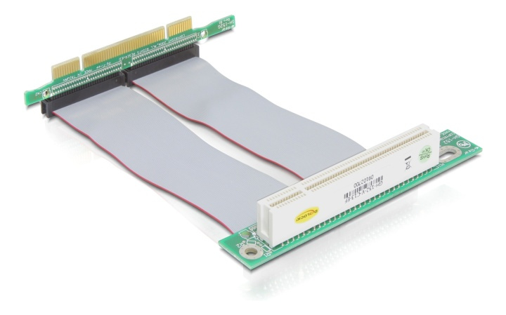 DeLOCK PCI raiserkort, PCI 32 3,3/5V hane - PCI 32Bit 5V hona, 13cm i gruppen DATORER & KRINGUTRUSTNING / Datorkomponenter / Raiserkort hos TP E-commerce Nordic AB (38-52940)