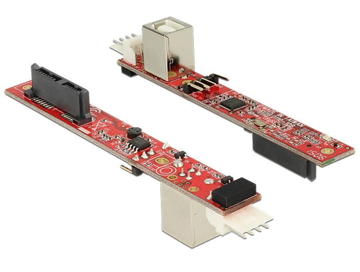DeLOCK 62651 - Slim SATA 13-pin till USB 2.0 Typ B ho adapter i gruppen DATORER & KRINGUTRUSTNING / Datorkomponenter / Hårddiskar / Adaptrar & Tillbehör hos TP E-commerce Nordic AB (38-52969)
