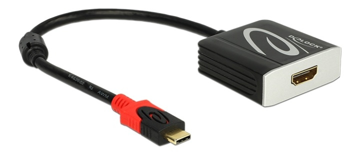 DeLOCK USB-C till HDMI adapter, 4K i 60Hz, USB Typ C ha, HDMI ho i gruppen DATORER & KRINGUTRUSTNING / Datorkablar / Övriga datorkablar hos TP E-commerce Nordic AB (38-52981)