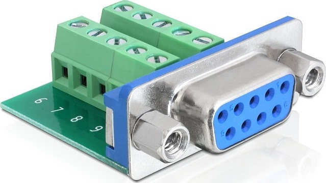 TRAG Adapter Terminalblock, Sub-D 9Pin Bu i gruppen DATORER & KRINGUTRUSTNING / Datorkablar / VGA / Adaptrar hos TP E-commerce Nordic AB (38-52994)