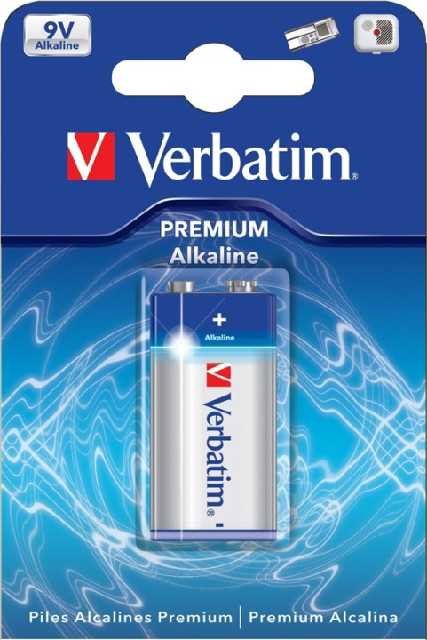 Verbatim batteri 9V (6LR61) i gruppen HEMELEKTRONIK / Batterier & Laddare / Batterier / 9V hos TP E-commerce Nordic AB (38-5301)