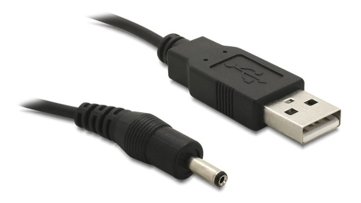 DeLOCK USB strömkabel, USB 2.0 Typ A ha, DC 3,5x1,35mm, 1,5m i gruppen DATORER & KRINGUTRUSTNING / Datorkablar / Övriga datorkablar hos TP E-commerce Nordic AB (38-53031)