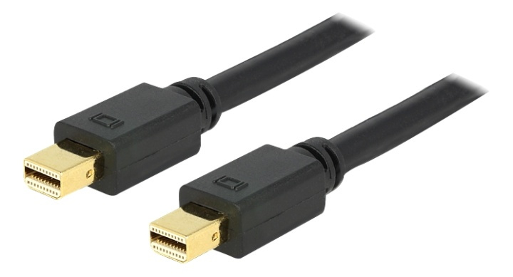 DeLOCK miniDisplayPort kabel, mini ha - mini ha, 2m i gruppen DATORER & KRINGUTRUSTNING / Datorkablar / DisplayPort / Kablar hos Teknikproffset Nordic AB (38-53039)