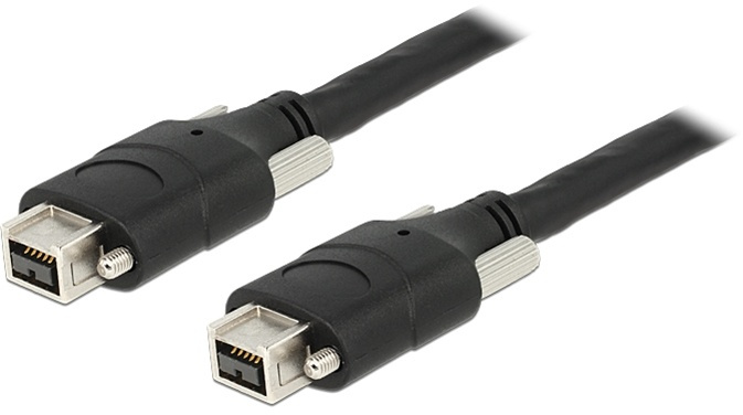 DeLOCK Firewire 800 kabel, 9-pin ha - 9-pin ha, 1m i gruppen DATORER & KRINGUTRUSTNING / Datorkablar / Firewire hos TP E-commerce Nordic AB (38-53045)