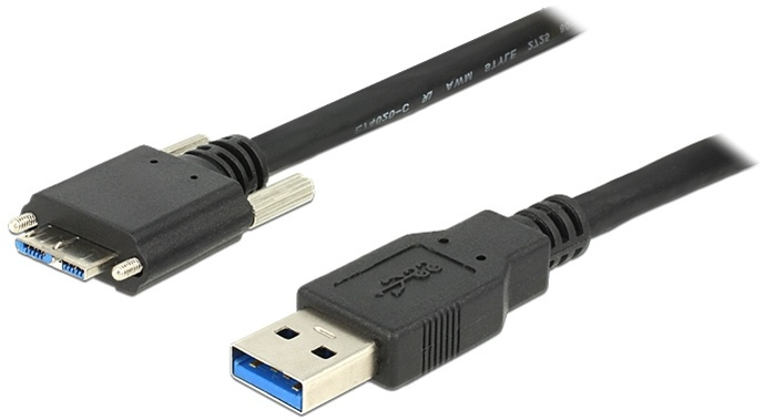 DeLOCK 83597 - USB 3.0 kabel, Typ A ha - Typ Micro B ha, 1m i gruppen DATORER & KRINGUTRUSTNING / Datorkablar / USB-kablar / USB-A / Kablar hos TP E-commerce Nordic AB (38-53046)