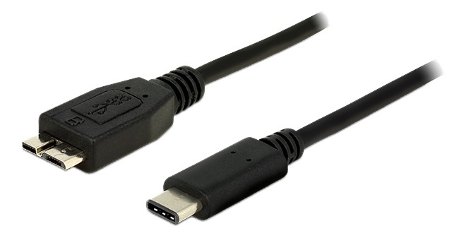 DeLOCK USB-kabel, 1m, Typ C ha - Typ Micro-B ha, 3.1 Gen 2 i gruppen DATORER & KRINGUTRUSTNING / Datorkablar / USB-kablar / USB-C hos TP E-commerce Nordic AB (38-53051)