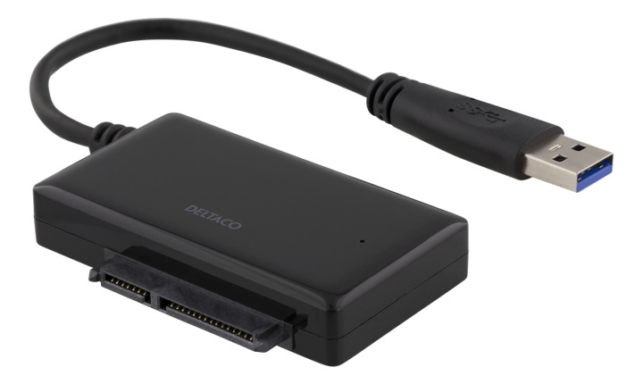 DELTACO USB 3.0 till SATA 6Gb/s adapter, för 2,5