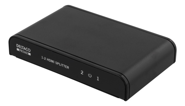 HDMI-splitter, 1 enhet till 2 skärmar, HDMI 2.0, 4K, UHD, svart i gruppen DATORER & KRINGUTRUSTNING / Datorkablar / Switchar & Splittrar hos TP E-commerce Nordic AB (38-53926)