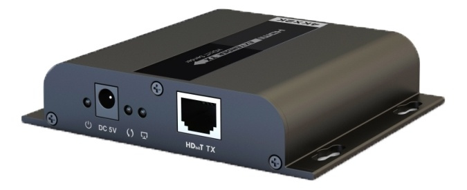 HDMI-förlängning över Ethernet, HDbitT, 120m, UHD, IR, svart i gruppen HEMELEKTRONIK / Kablar & Adaptrar / HDMI / Adaptrar hos TP E-commerce Nordic AB (38-53930)