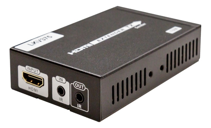 HDMI-förlängare över TP-kabel, UHD, IR, HDCP, svart i gruppen HEMELEKTRONIK / Kablar & Adaptrar / HDMI / Adaptrar hos TP E-commerce Nordic AB (38-53931)