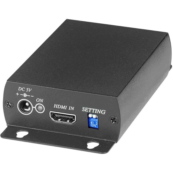 Signalomvandlare, från HDMI till SDI, BNC, PAL/NTSC/720p/1080p, svart i gruppen DATORER & KRINGUTRUSTNING / Datorkablar / Signalomvandlare hos TP E-commerce Nordic AB (38-54075)