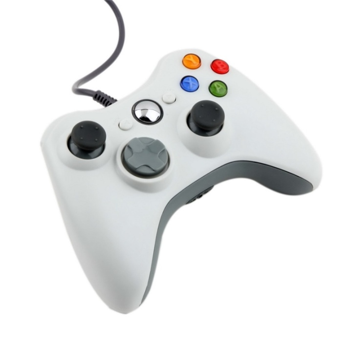 Handkontroll till Xbox 360 (Vit) i gruppen HEMELEKTRONIK / Spelkonsoler & Tillbehör / Xbox 360 hos TP E-commerce Nordic AB (38-5417)