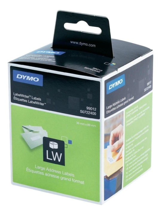 DYMO LW Large address labels - Low-Entry Volume, 89x36mm, 1x260 etiket i gruppen DATORER & KRINGUTRUSTNING / Skrivare & Tillbehör / Skrivare / Märkmaskiner & Tillbehör / Etiketter hos TP E-commerce Nordic AB (38-54399)