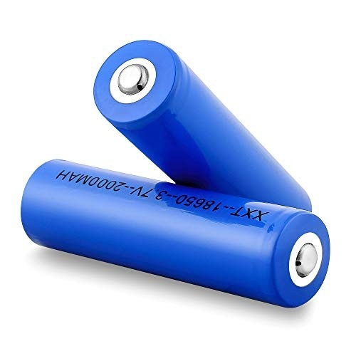 2-pack Laddningsbart batteri 18650, 2000mAh (Cust tip) i gruppen HEMELEKTRONIK / Batterier & Laddare / Batterier / Övriga hos TP E-commerce Nordic AB (38-5494)