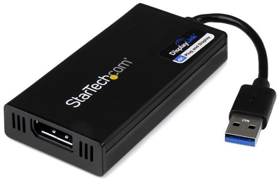 StarTech USB32DP-4K USB 3.0 till DisplayPort, 3840x2160 UHD i gruppen DATORER & KRINGUTRUSTNING / Datorkablar / DisplayPort / Adaptrar hos TP E-commerce Nordic AB (38-55596)