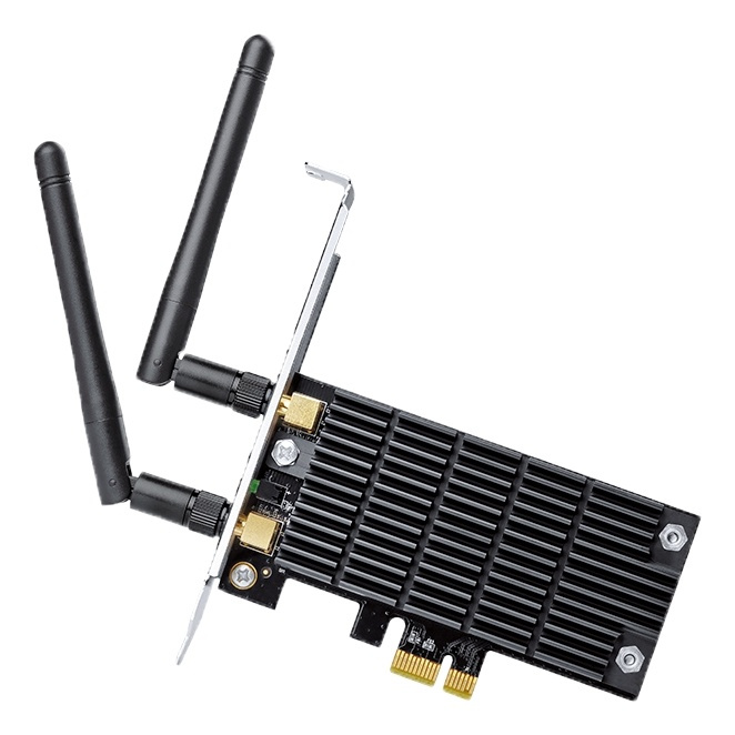 TP-Link Archer T6E, trådlöst PCI-E nätverkskort, 802.11ac, 2,4/5GHz i gruppen DATORER & KRINGUTRUSTNING / Nätverk / Nätverkskort / PCI Express Trådlösa hos TP E-commerce Nordic AB (38-55768)