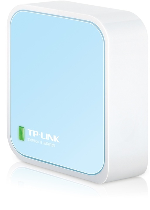 TP-LINK TL-WR802N, trådlös nano N-router i gruppen DATORER & KRINGUTRUSTNING / Nätverk / Routrar / 150-300 Mbit/s hos TP E-commerce Nordic AB (38-55822)