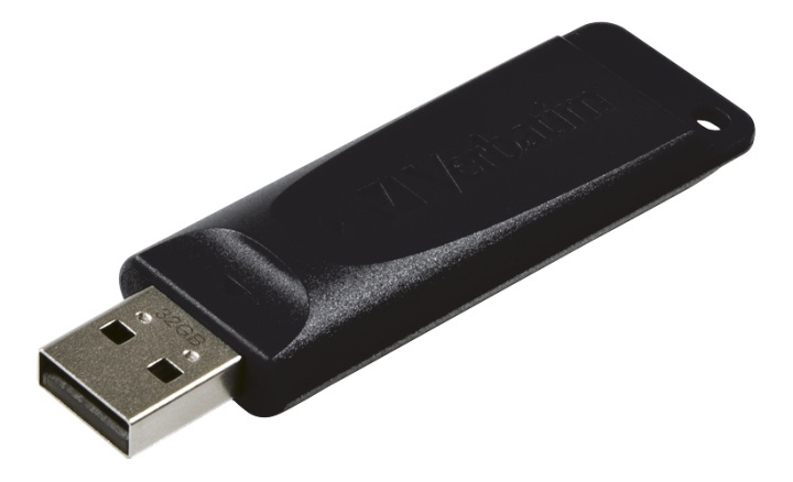 Verbatim USB DRIVE 2.0 STORE N GO SLIDER 32GB BLACK i gruppen HEMELEKTRONIK / Lagringsmedia / USB-minnen / USB 2.0 hos TP E-commerce Nordic AB (38-55953)