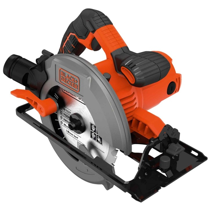 BLACK+DECKER Cirkelsåg 1500W 66mm i gruppen HEM, HUSHÅLL & TRÄDGÅRD / Verktyg / Sågar hos TP E-commerce Nordic AB (38-56121)