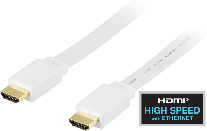 Flat HDMI-kabel med stöd för 3D 3m (HDMI-1030H) i gruppen HEMELEKTRONIK / Kablar & Adaptrar / HDMI / Kablar hos TP E-commerce Nordic AB (38-5648)