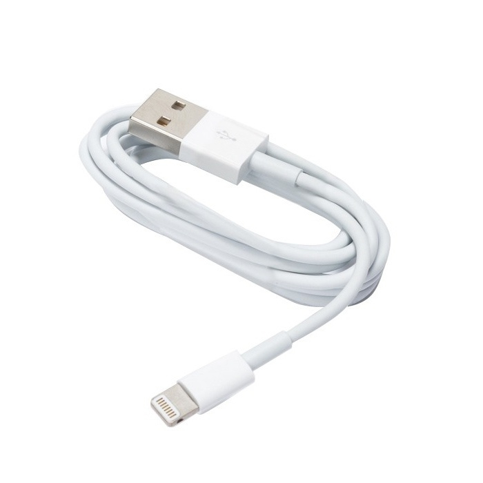 USB data kabel iphone 5/6/7/8 Vit i gruppen SMARTPHONE & SURFPLATTOR / Universal Apple / Laddare & Kablar / Kablar Lightning hos Teknikproffset Nordic AB (38-56858)