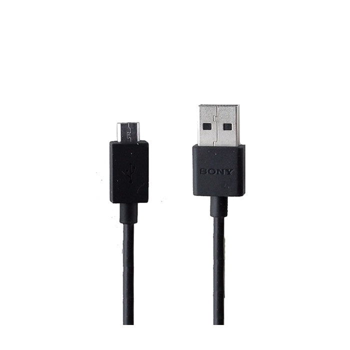 USB-kabel Sony UCB16, Svart, Bulk i gruppen SMARTPHONE & SURFPLATTOR / Laddare & Kablar / Kablar / Kablar microUSB hos TP E-commerce Nordic AB (38-56866)