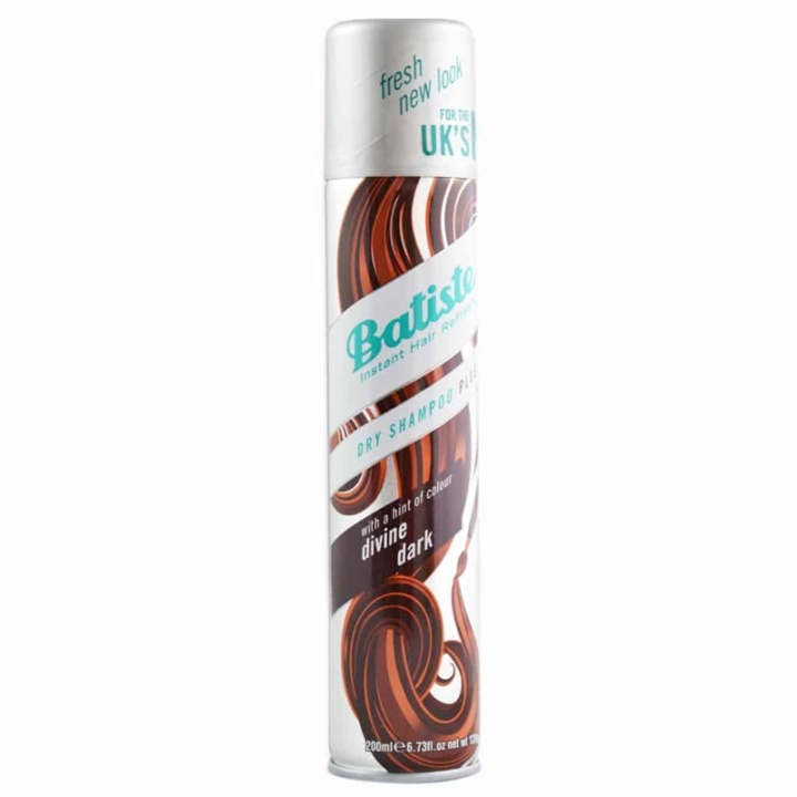 Batiste Dry Shampoo Plus Divine Dark 200ml i gruppen SKÖNHET & HÄLSA / Hår & Styling / Hårstylingprodukter / Volympulver hos TP E-commerce Nordic AB (38-56909)