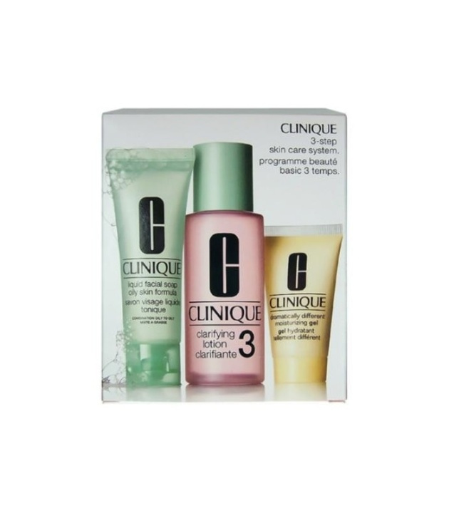 Giftset Clinique 3 step Skin Care System 3 i gruppen SKÖNHET & HÄLSA / Presentkit / Presentkit För Henne hos TP E-commerce Nordic AB (38-57092)