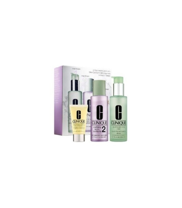 Clinique Giftset Clinique 3 step Skin Care System 2 i gruppen SKÖNHET & HÄLSA / Presentkit / Presentkit För Henne hos TP E-commerce Nordic AB (38-57093)